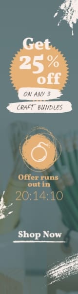 Craft Store Wide Skyscraper Template