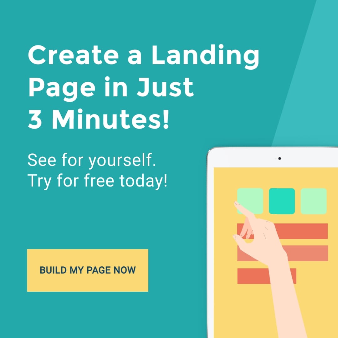 Create a Landing Page Square Template