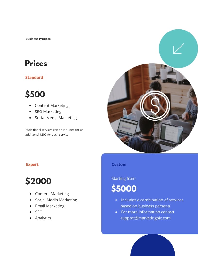 Creative Business Proposal Template - Slide 5 Creative Business Proposal Template - Slide 5