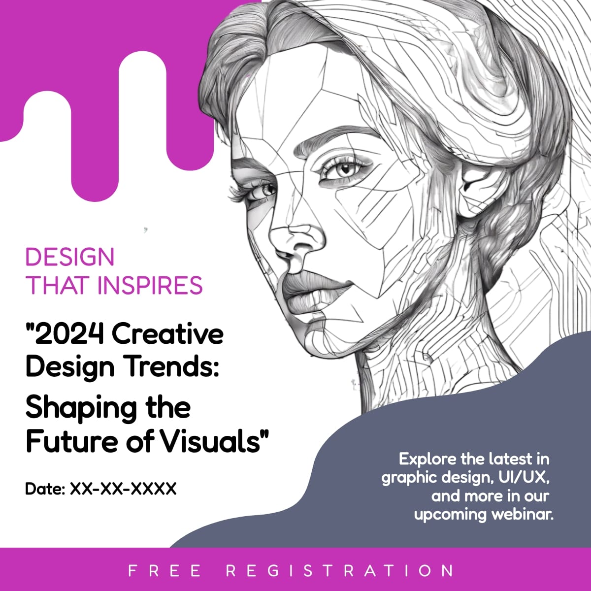 Creative Design Trends LinkedIn Post Template
