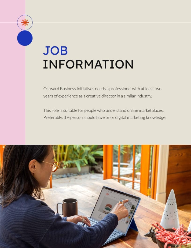 Creative Director Job Proposal Template - Slide 4 Creative Director Job Proposal Template - Slide 4