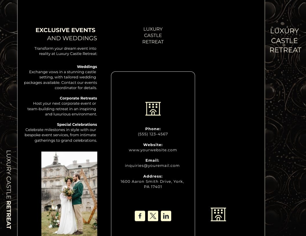 Creative Resort Brochure Template