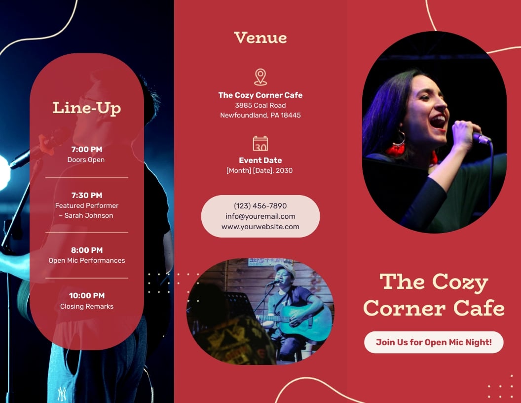 Cultural Event Brochure Template