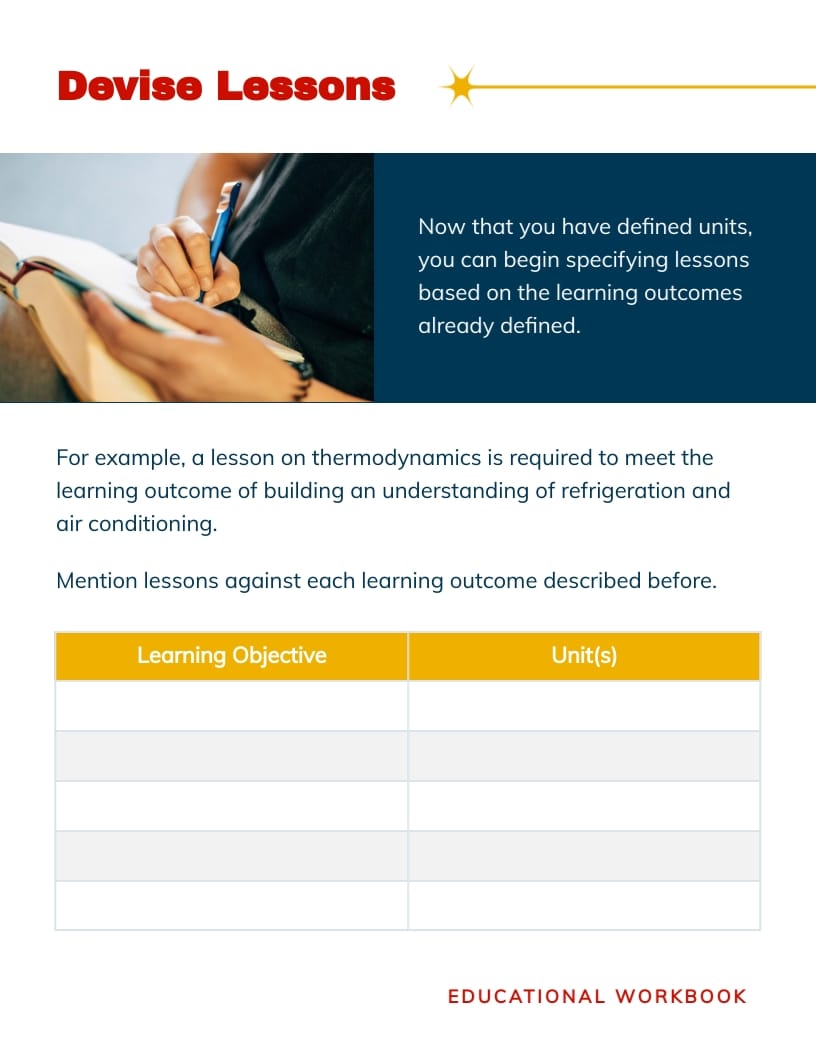 Curriculum Workbook Template - Slide 11 Curriculum Workbook Template - Slide 11