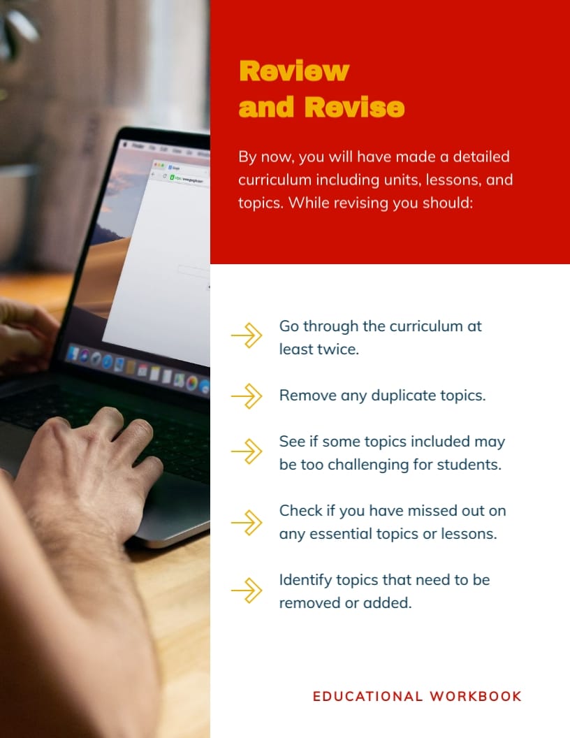 Curriculum Workbook Template - Slide 15 Curriculum Workbook Template - Slide 15