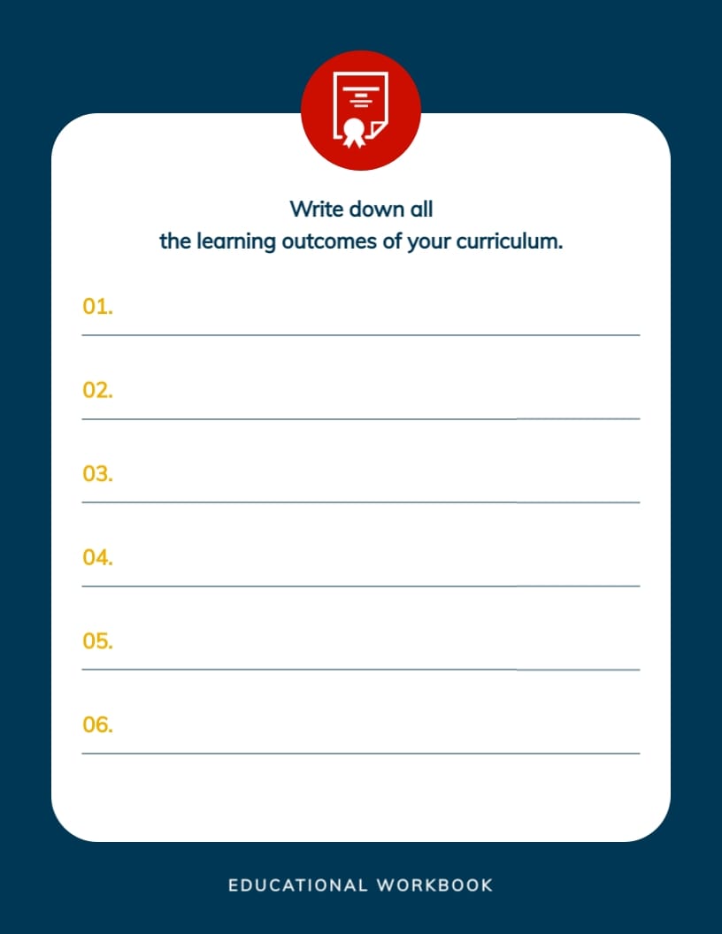 Curriculum Workbook Template - Slide 9 Curriculum Workbook Template - Slide 9