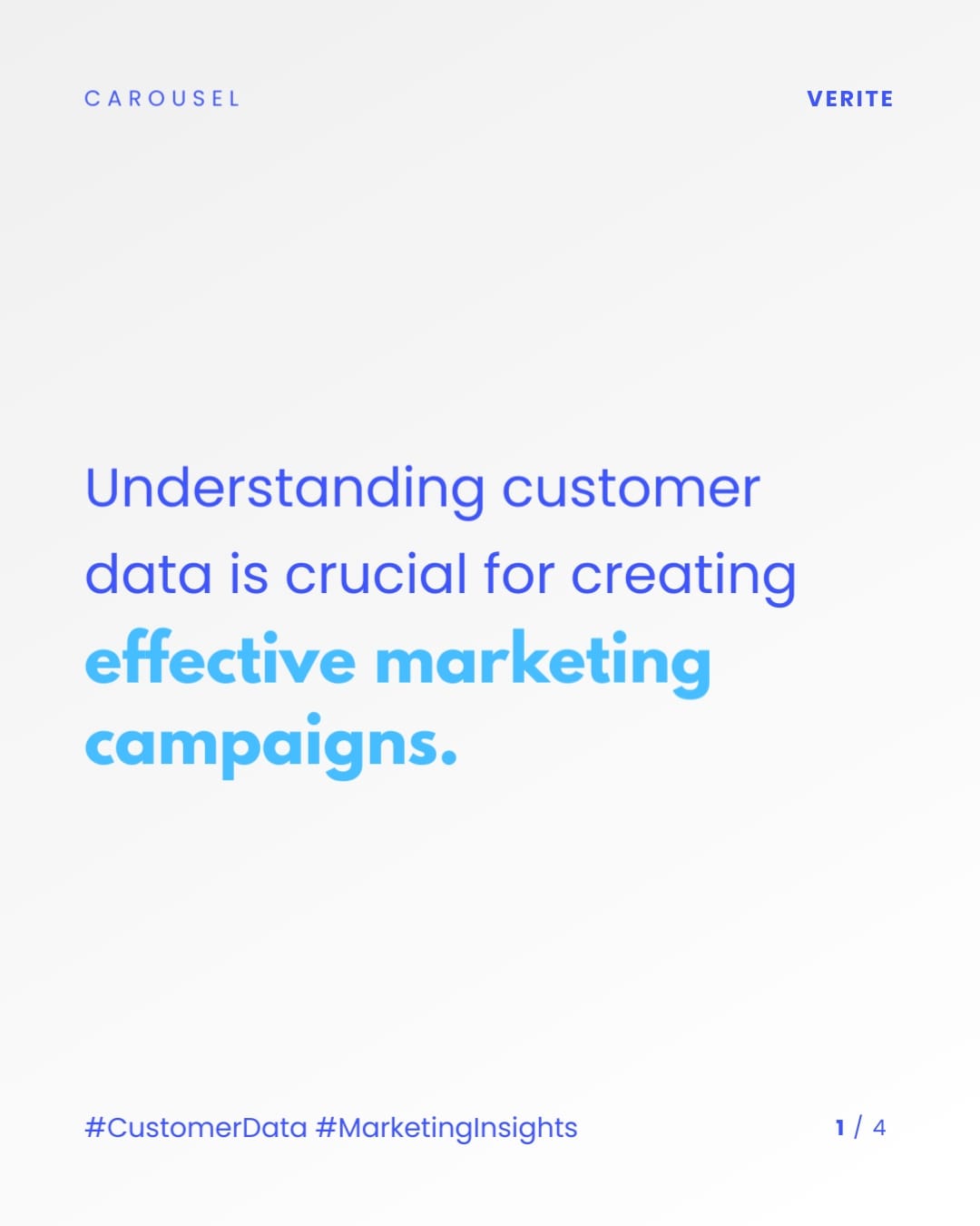 Customer Data Twitter Carousel Post Vertical Template