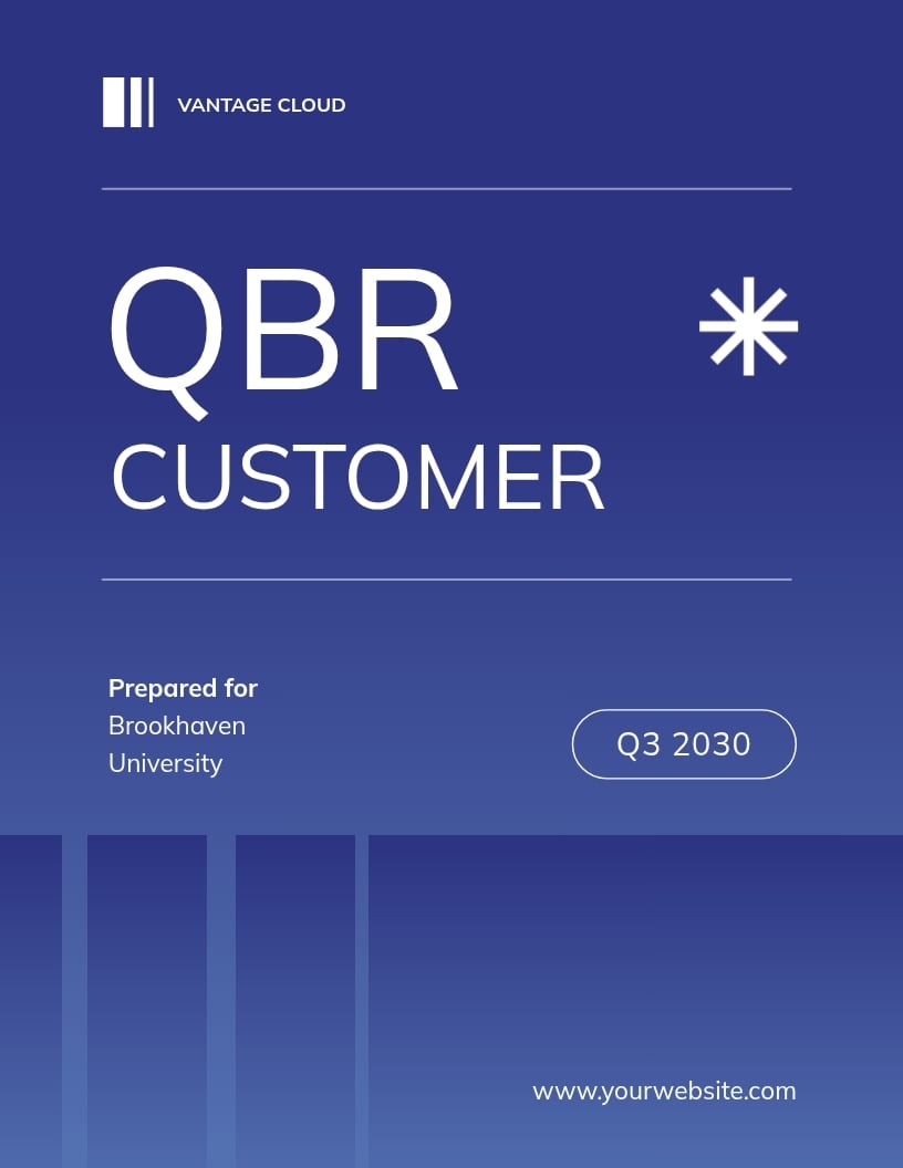 Customer QBR Template