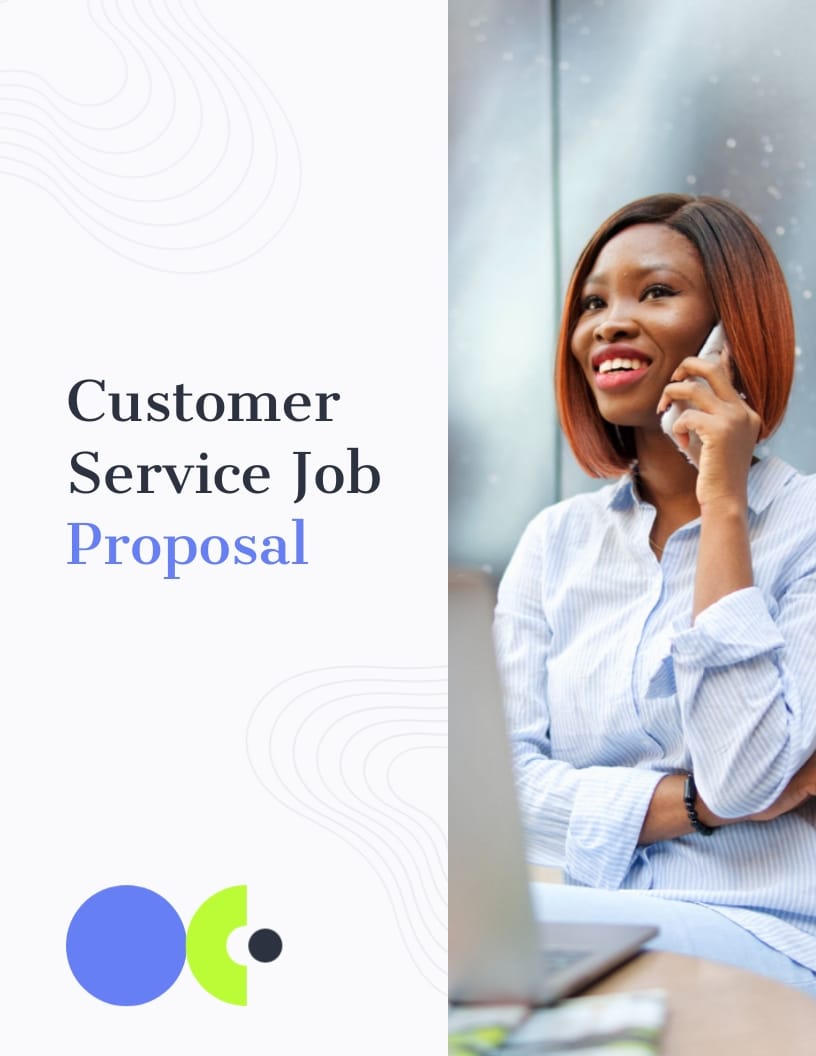 Customer Service Job Proposal Template