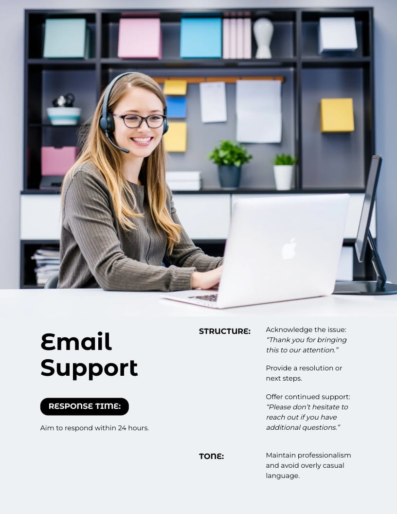 Customer Service Representative Training Manual Template | Visme