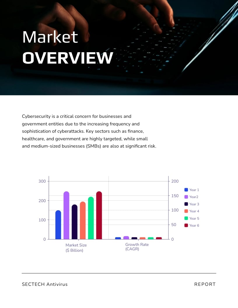 Cyber Security Market Research Report Template - Slide 6 Cyber Security Market Research Report Template - Slide 6