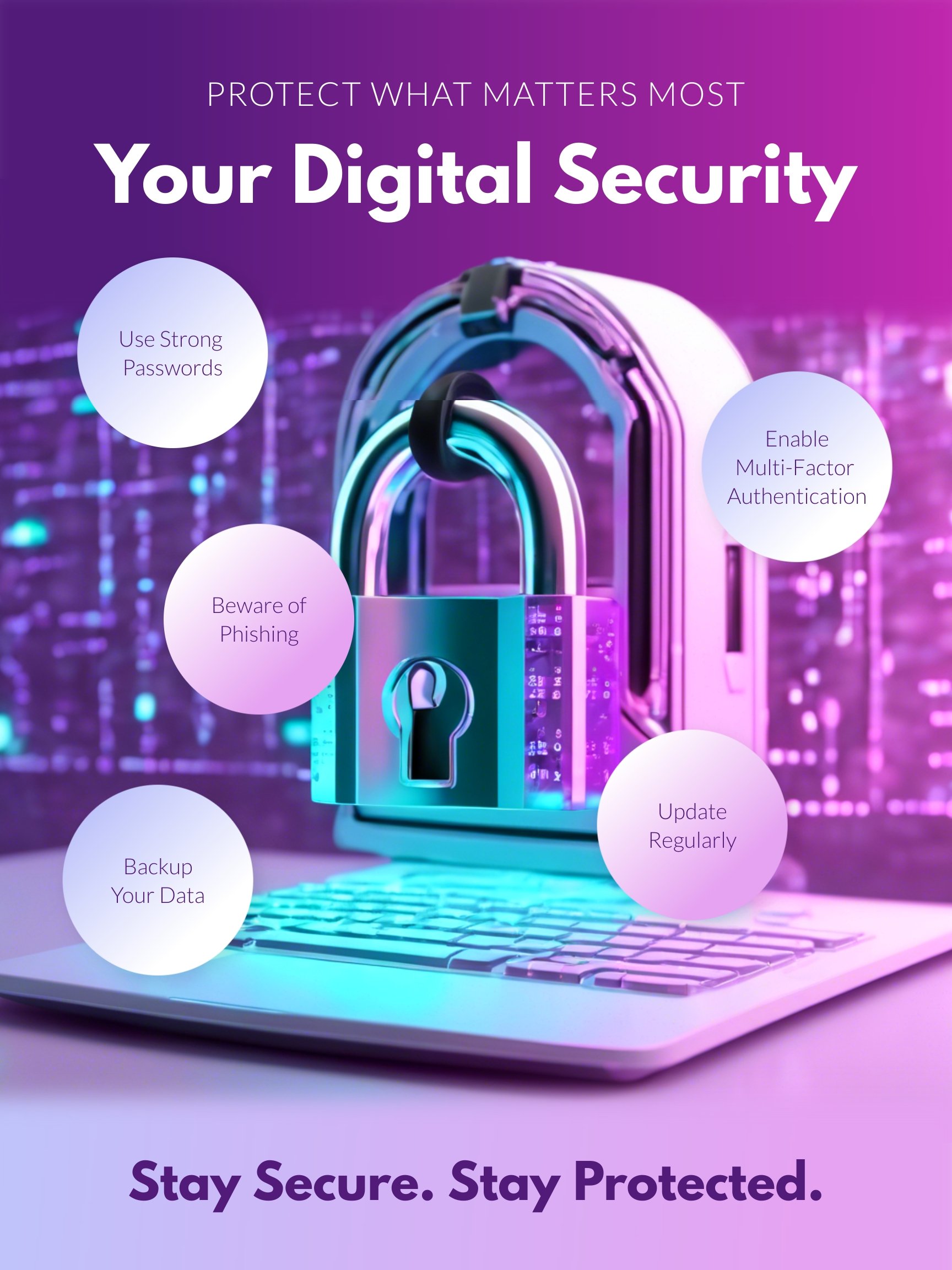 Cyber Security Poster Template