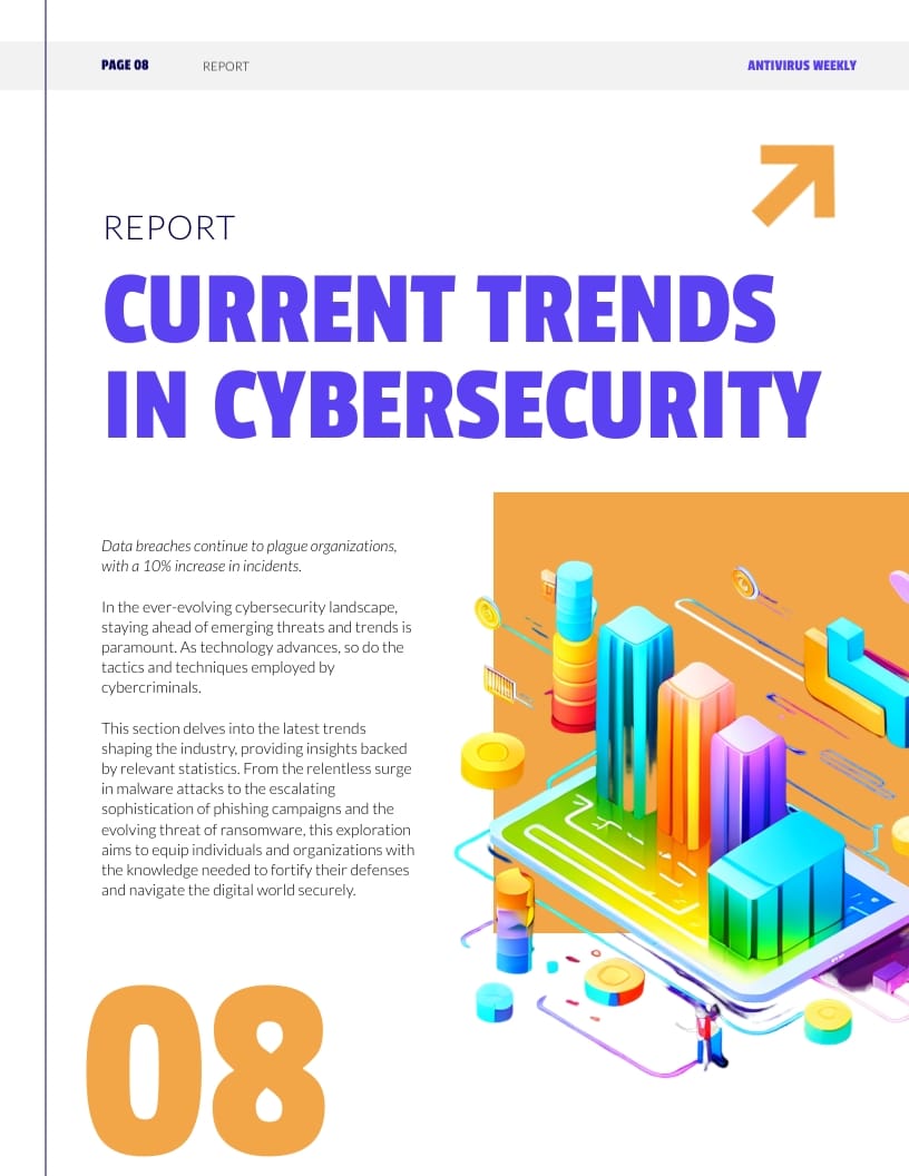 Cybersecurity Magazine Template - Slide 8 Cybersecurity Magazine Template - Slide 8
