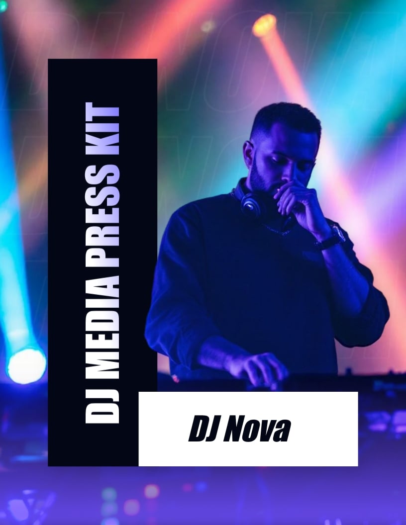 DJ Media Press Kit Template