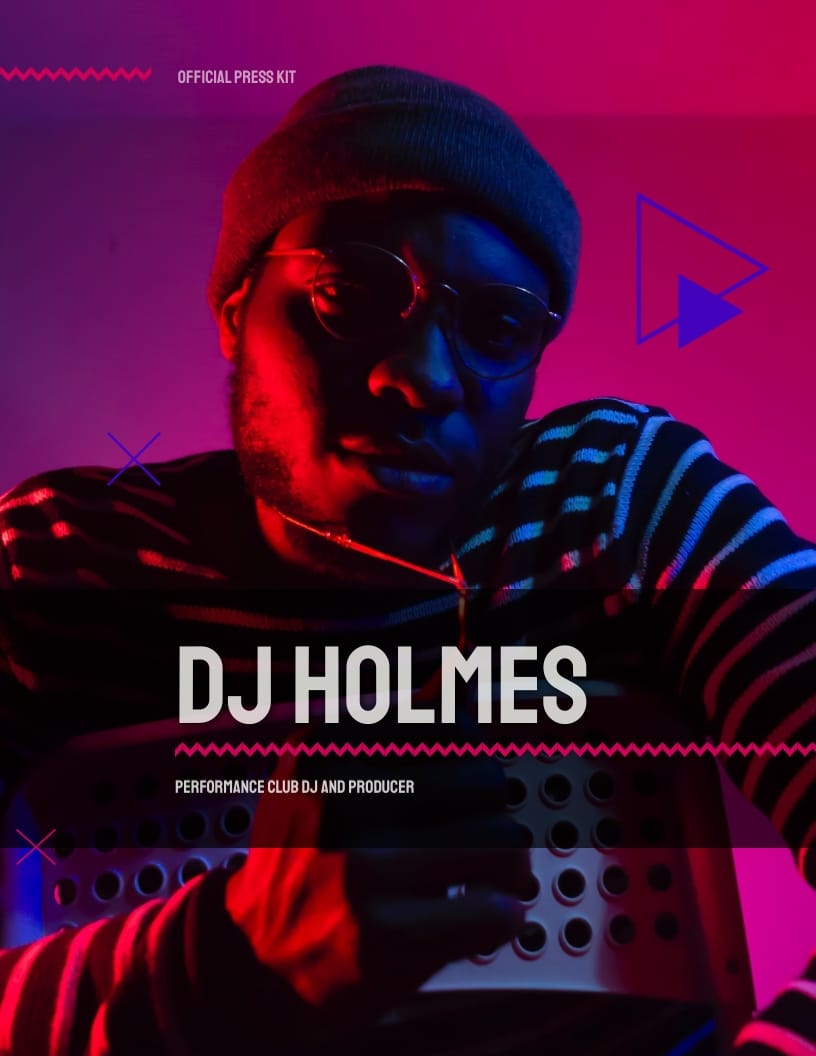 DJ Press Kit Template | Visme