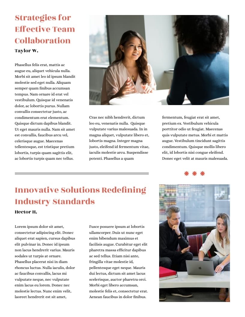 Daily Business Newspaper Template - Slide 3 Daily Business Newspaper Template - Slide 3