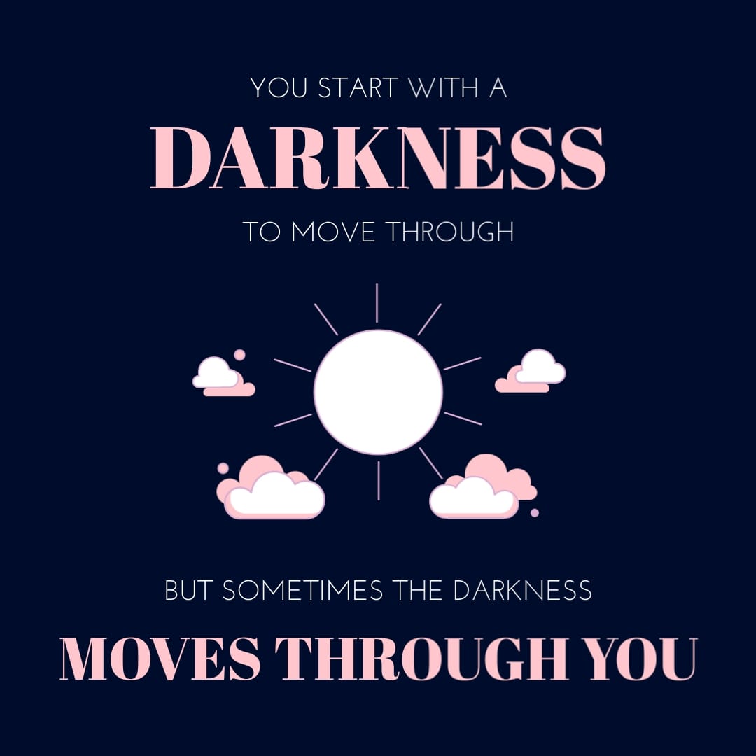 Darkness Moves Through Instagram Post Template