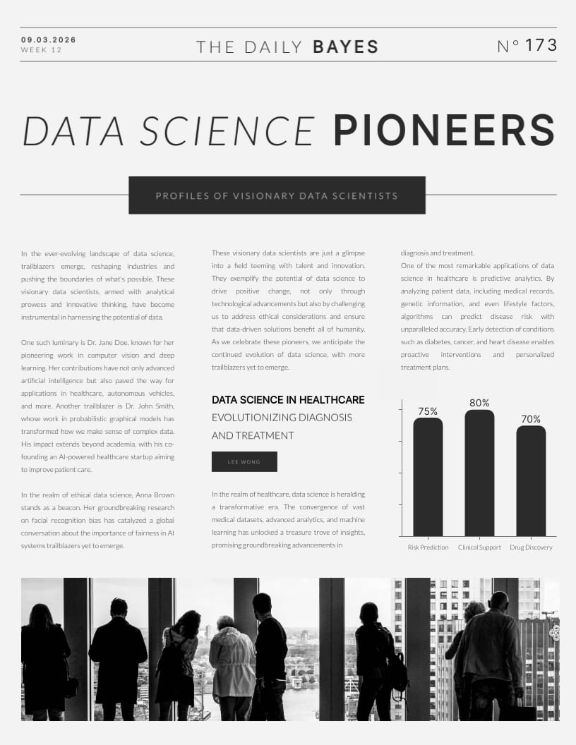 Data Science Newspaper Template