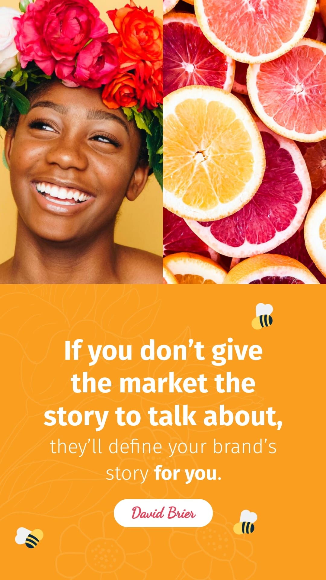 David Brier Animated Quote Vertical Template