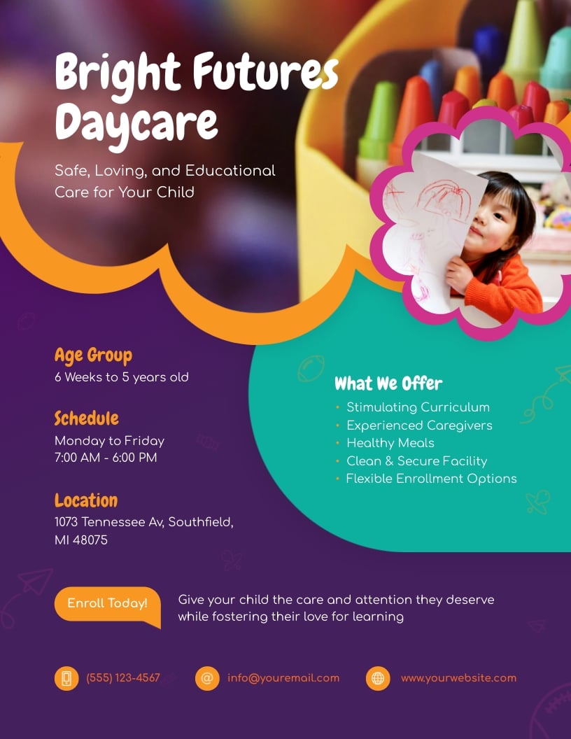 Daycare Flyer Template