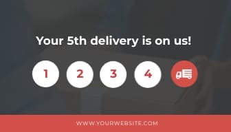 Delivery Service Loyalty Card Template - Slide 2 Delivery Service Loyalty Card Template - Slide 2