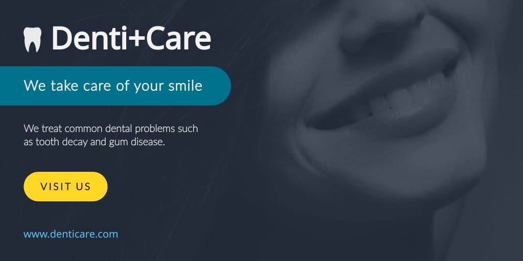Denticare Twitter Post Template Denticare Twitter Post Template