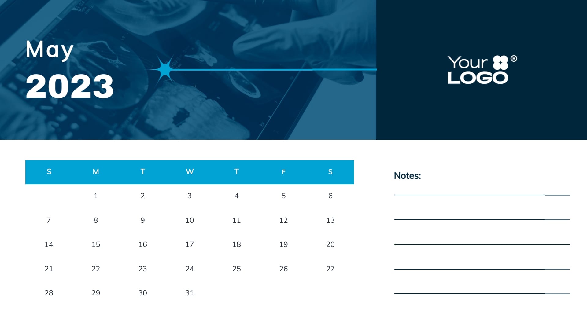Dentist Clinic Calendar Template - Slide 5 Dentist Clinic Calendar Template - Slide 5