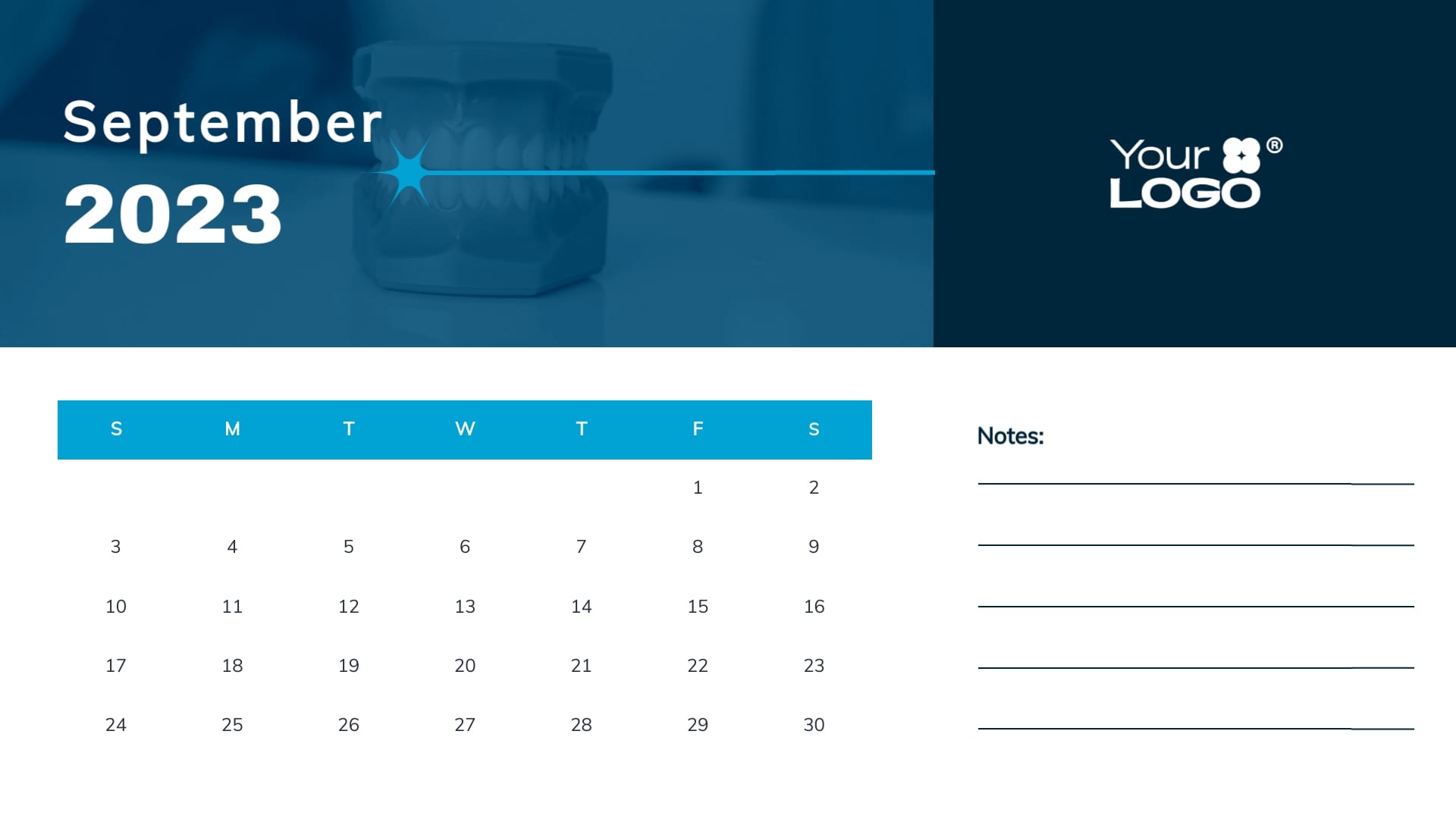 Dentist Clinic Calendar Template - Slide 9 Dentist Clinic Calendar Template - Slide 9