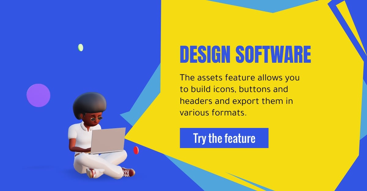 Design App LinkedIn Sponsored Content Template