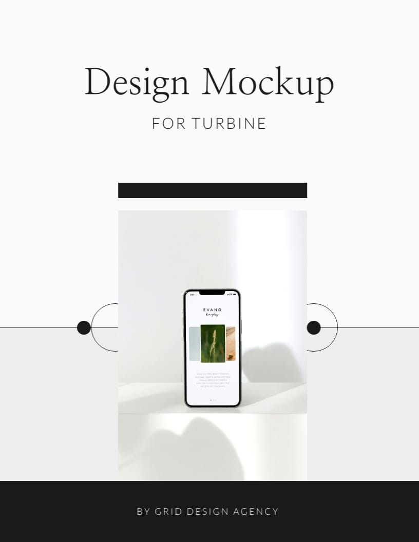 Design Mockup Report Template