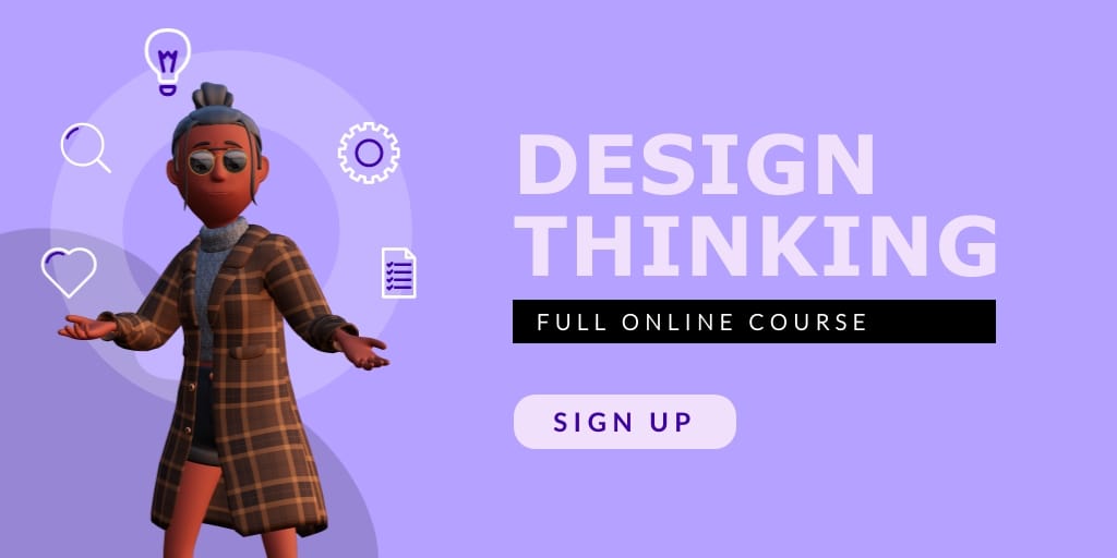 Design Thinking Online Course Twitter Post Template