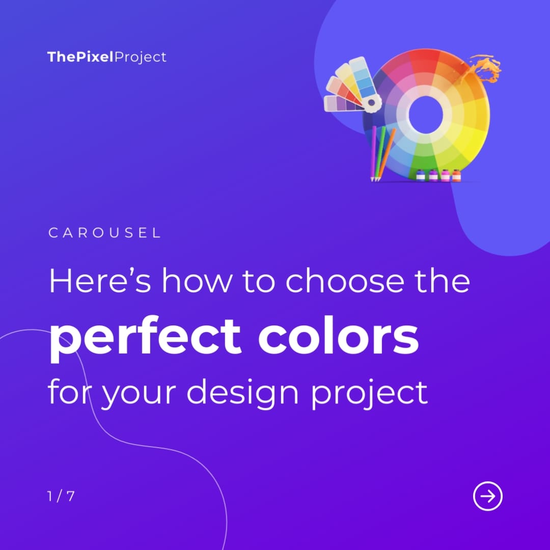 Design Tips Twitter Carousel Square Template