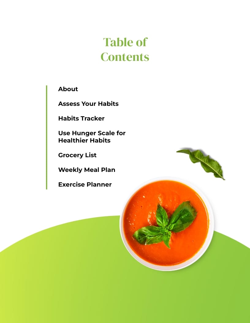 Diet Plan Workbook Template - Slide 2 Diet Plan Workbook Template - Slide 2