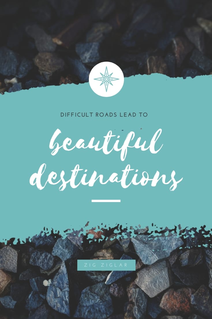 Difficult Roads Pinterest Post Template