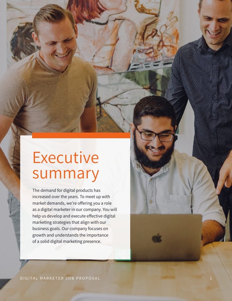 Digital Marketer Job Proposal Template - Slide 2 Digital Marketer Job Proposal Template - Slide 2