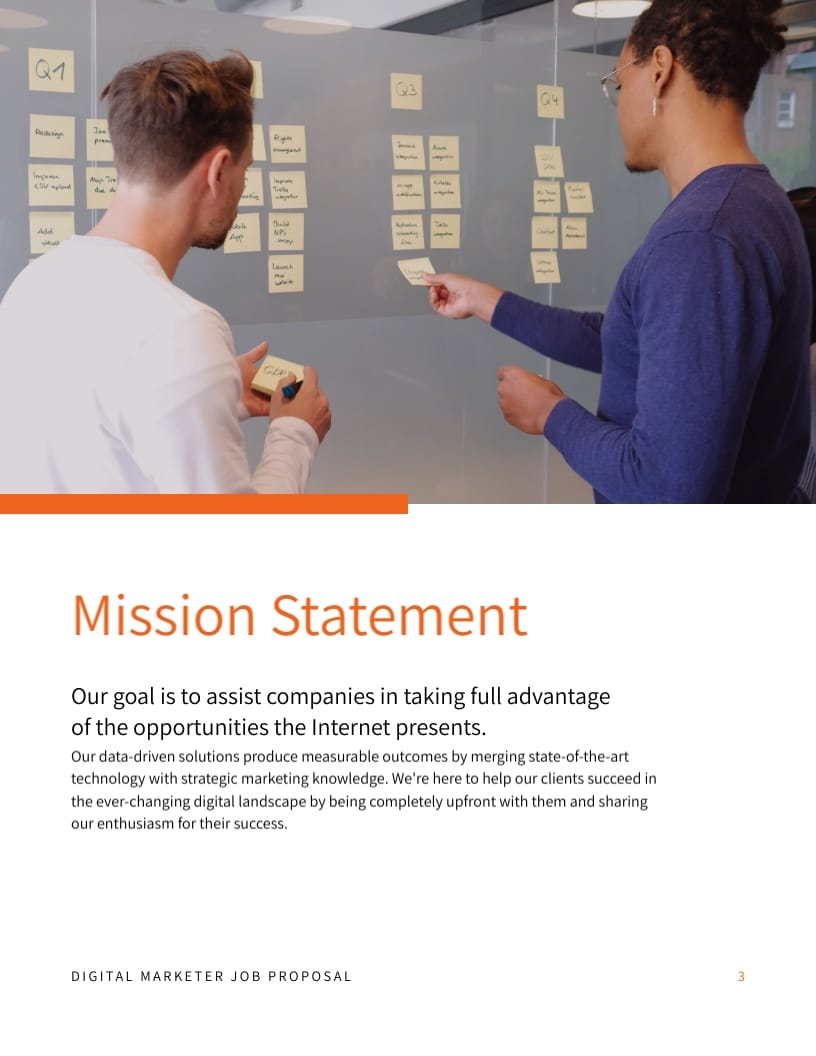 Digital Marketer Job Proposal Template - Slide 4 Digital Marketer Job Proposal Template - Slide 4
