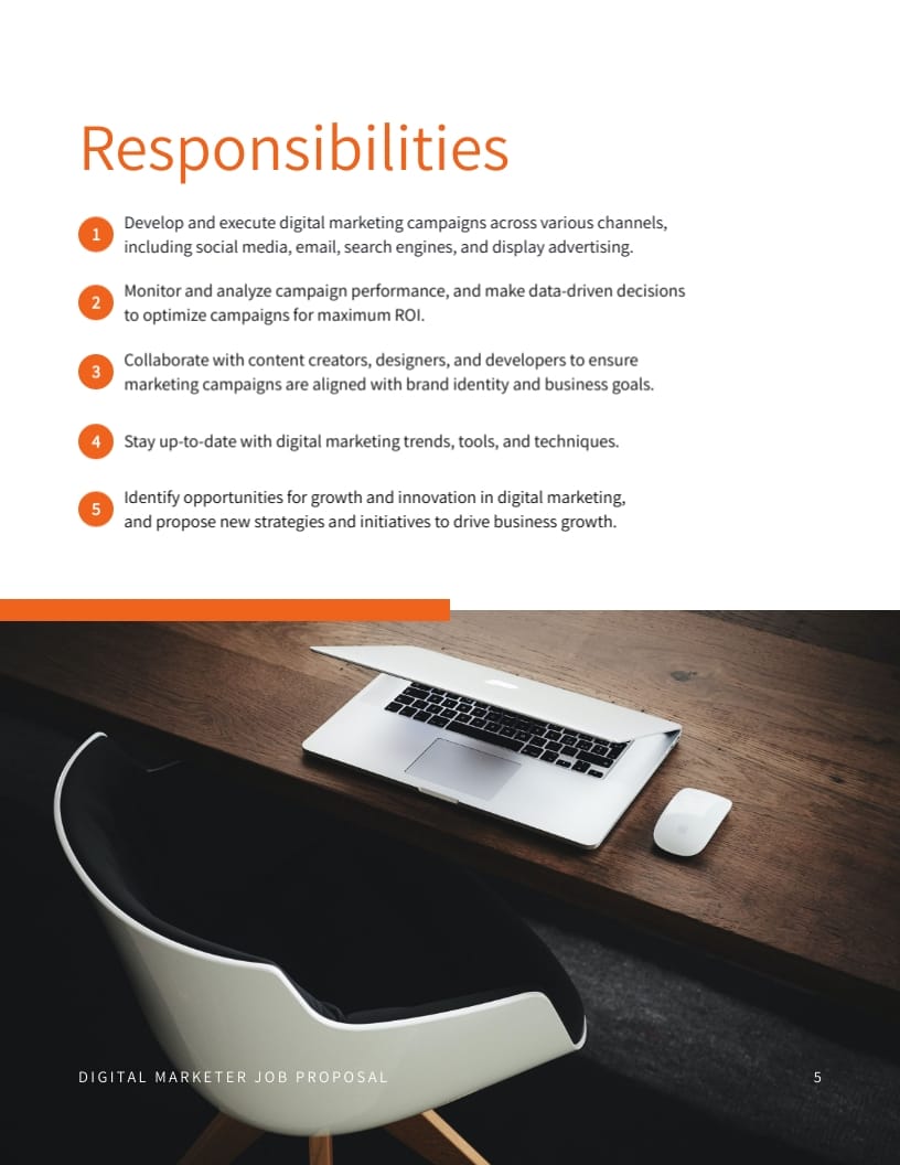 Digital Marketer Job Proposal