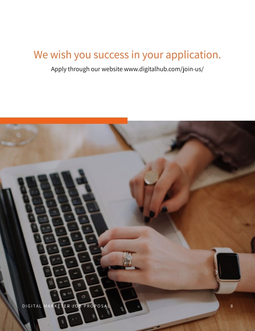 Digital Marketer Job Proposal Template - Slide 9 Digital Marketer Job Proposal Template - Slide 9