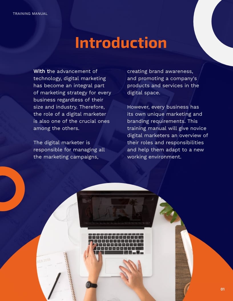 Digital Marketer Training Manual Template - Slide 2 Digital Marketer Training Manual Template - Slide 2
