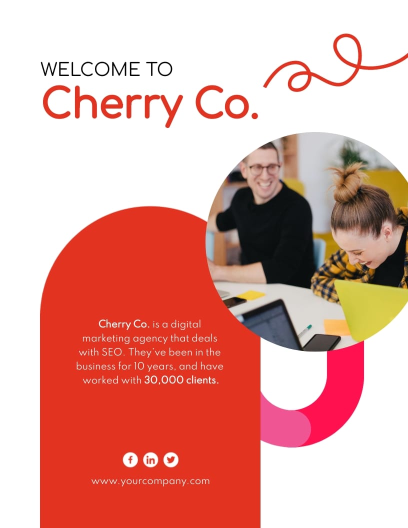 Digital Marketing Agency Portfolio Template - Slide 2 Digital Marketing Agency Portfolio Template - Slide 2