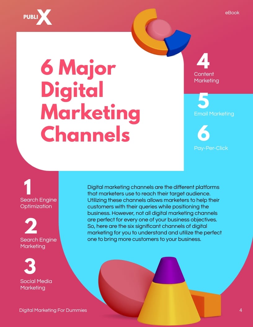 Digital Marketing For Dummies Ebook Template - Slide 4 Digital Marketing For Dummies Ebook Template - Slide 4