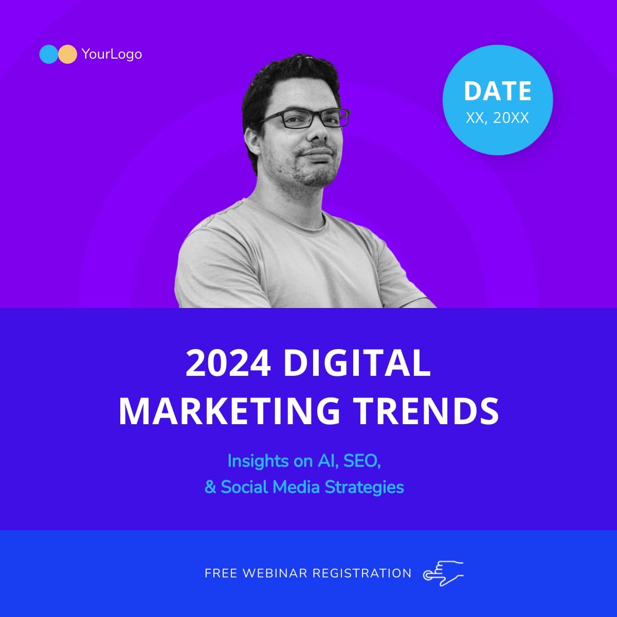 Digital Marketing Trends LinkedIn Post Template