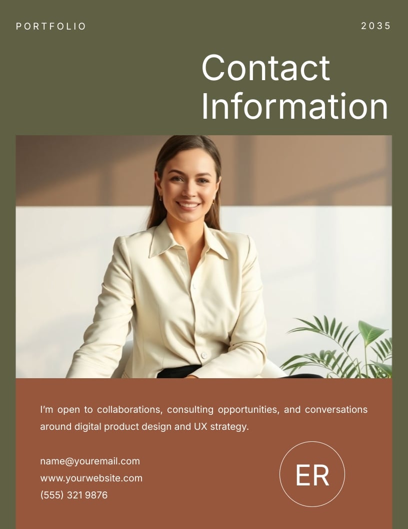 Digital Product Designer Portfolio Template - Slide 6 Digital Product Designer Portfolio Template - Slide 6