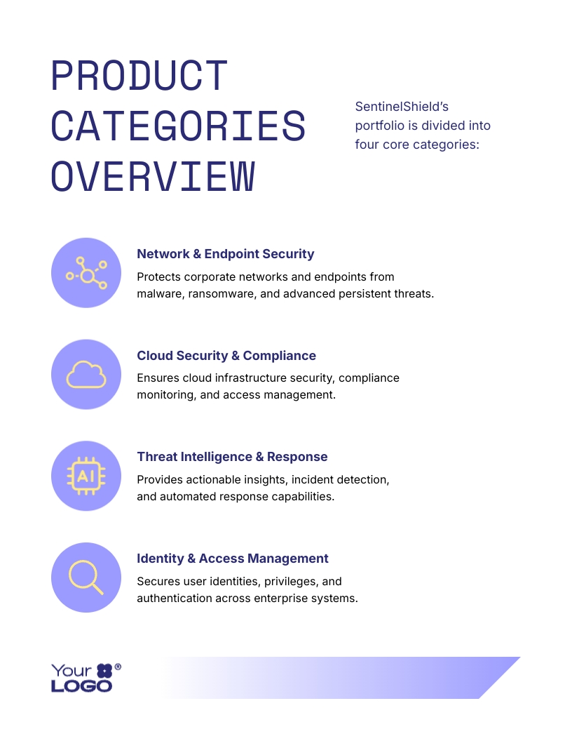 Digital Product Portfolio Template - Slide 3 Digital Product Portfolio Template - Slide 3