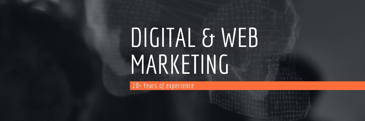 Digital and Web Marketing Twitter (X) Header Template