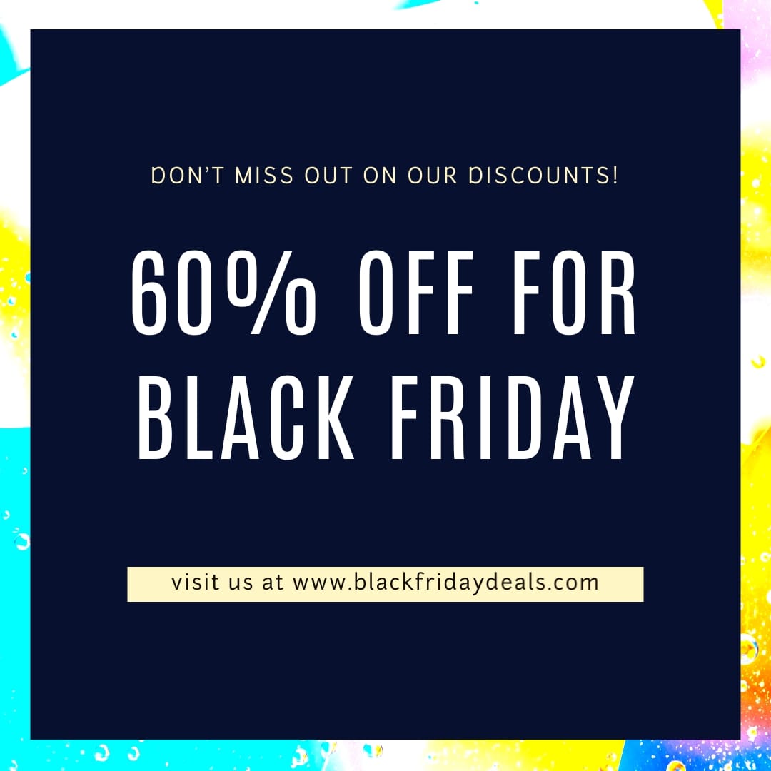 Discounts Offers Black Friday Blog Graphic Medium Template