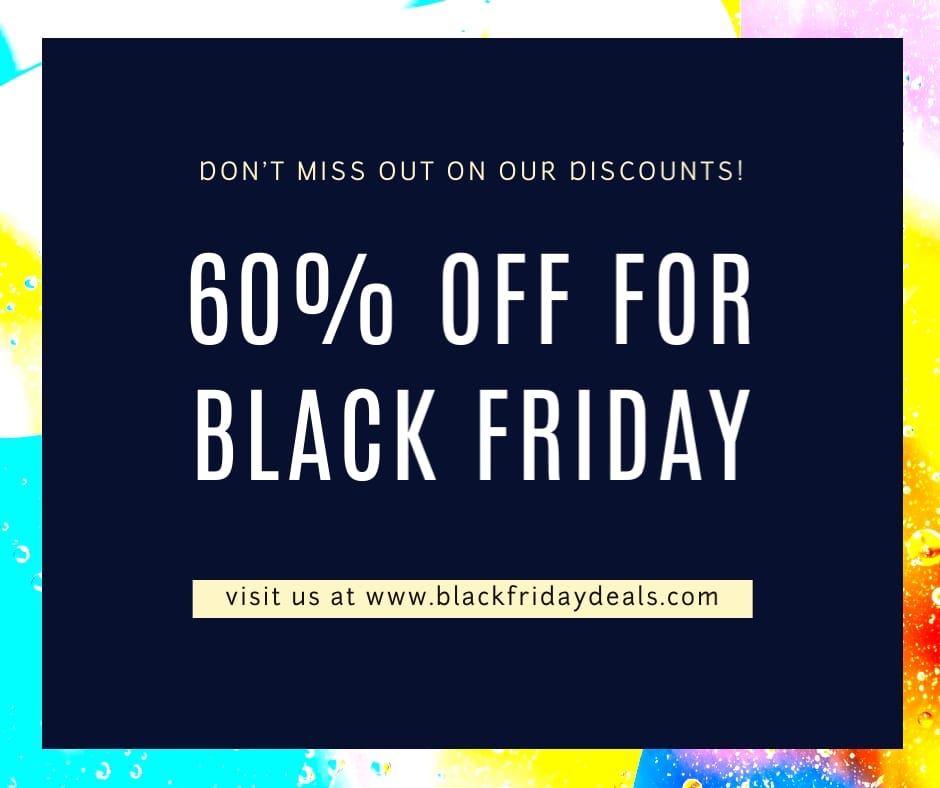 Discounts Offers Black Friday Facebook Post Template