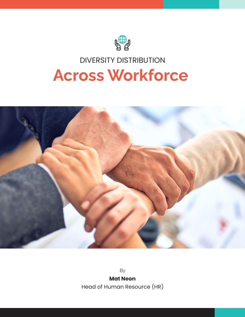 Diversity HR Report Template