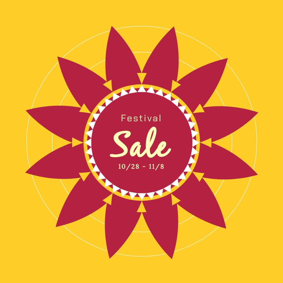 Diwali Festival Sale Blog Graphic Medium Template
