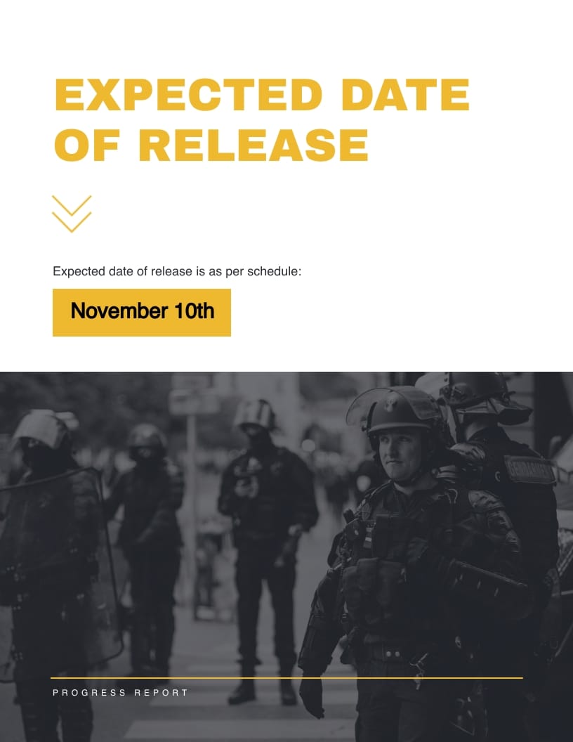 Documentary Progress Report Template - Slide 6 Documentary Progress Report Template - Slide 6